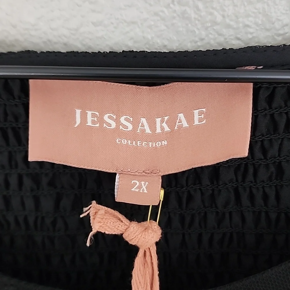 JessaKae Black and White Floral Dress - Picture 4 of 11